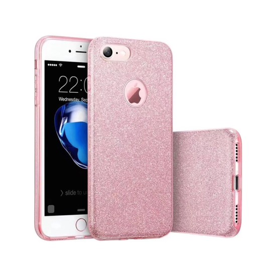 CAPA PREMIUM BLING SPARKLING PARA IPHONE XS ROSA